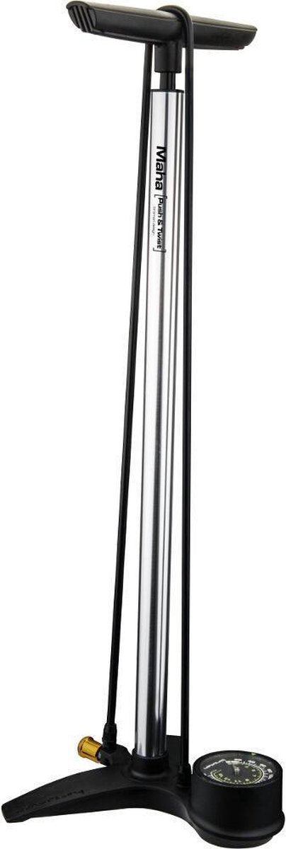 Birzman Grand-Maha Push&Twist V Fietspomp zilver