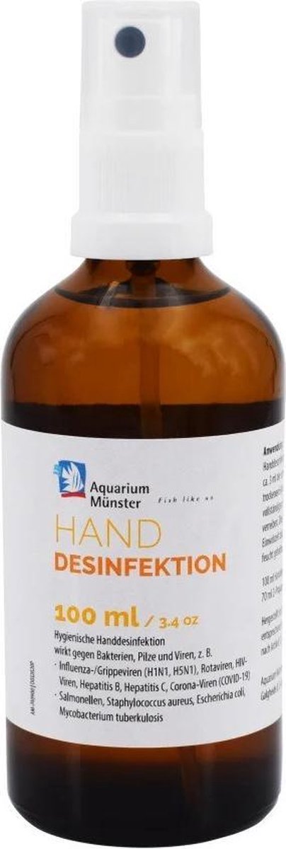 Desinfecterende handgel voor aquarium - Hand desinfektion-T 100ml Druppelaar