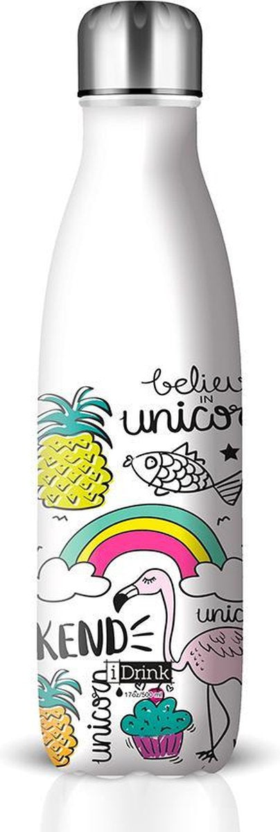 i-Drink bottle 750 ml Unicorn - Thermosfles