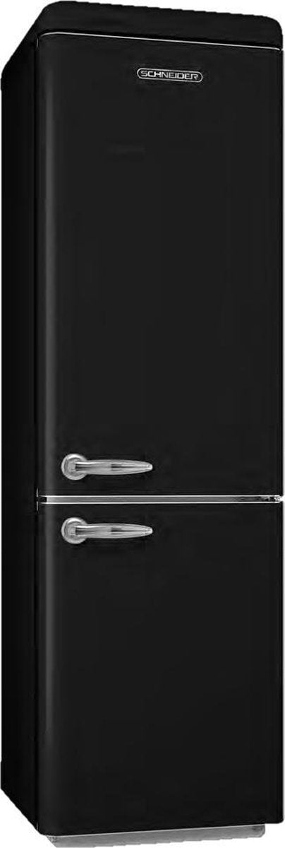 Schneider SCB 315 VNF2 - Retro Koelkast - Mat Zwart