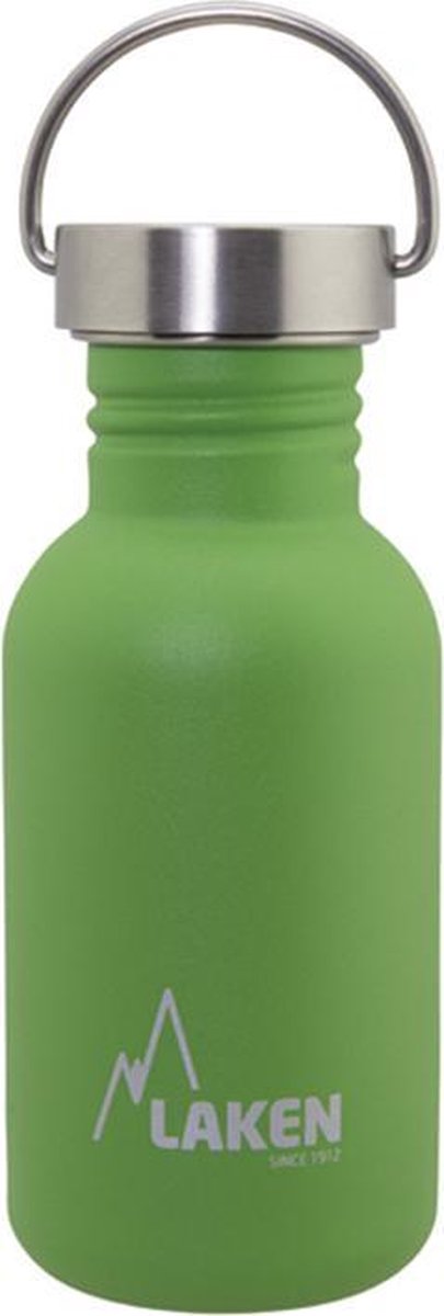 RVS fles Basic Steel Bottle 500ml S/S Cap - Groen