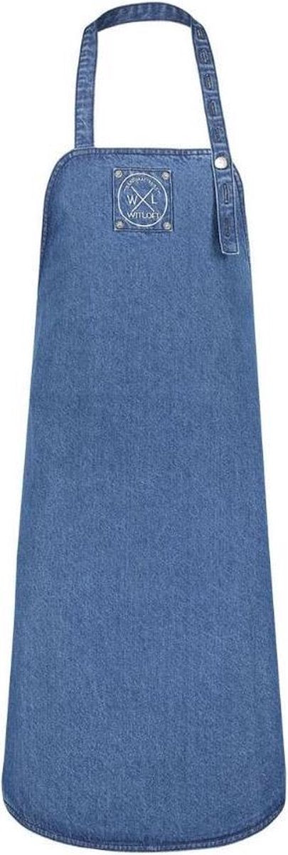 Witloft Keukenschort Denim 85 X 60 Cm Donkerblauw