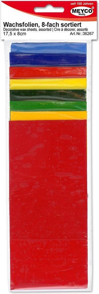 Gekleurde wasfolie 17