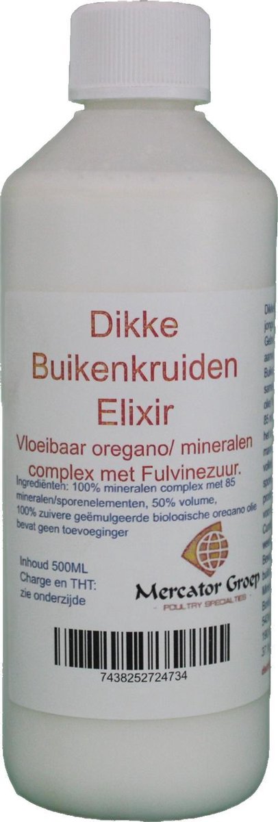 Mercator Dikke buiken elixir - dikke buikenziekte - konijn - 500 ml