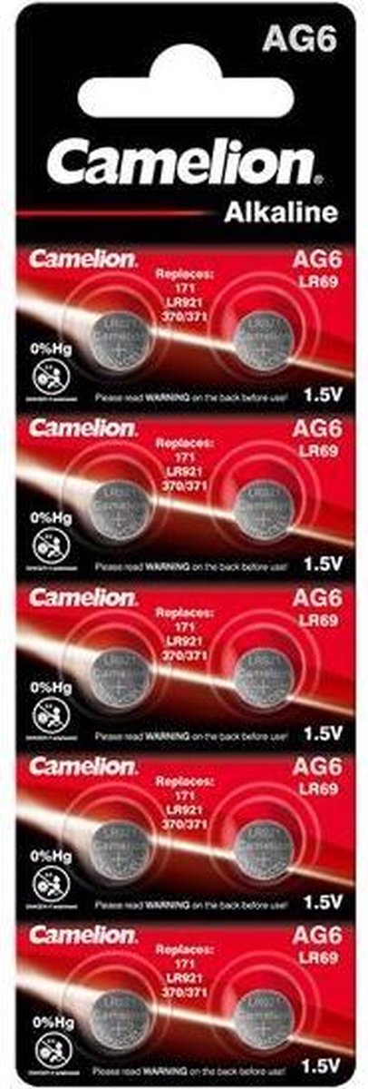 Camelion Alkaline knoopcel WG6 / LR69