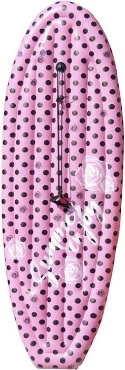 Gerimport Luchtbed Surfplank 150 X 53 Cm Roze