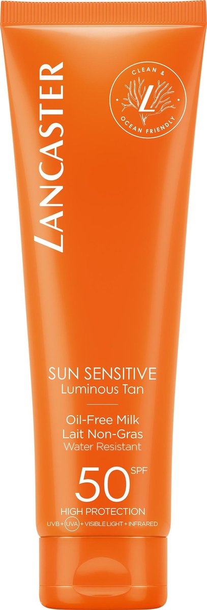 Lancaster Sun Sensitive Oil-Free Milk SPF50 - 150 ml - Zonnebrand