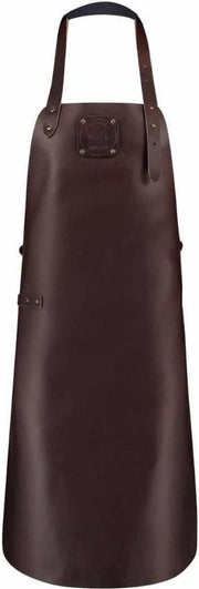 Witloft Keukenschort 82 X 62 Cm Leer Donkerbruin