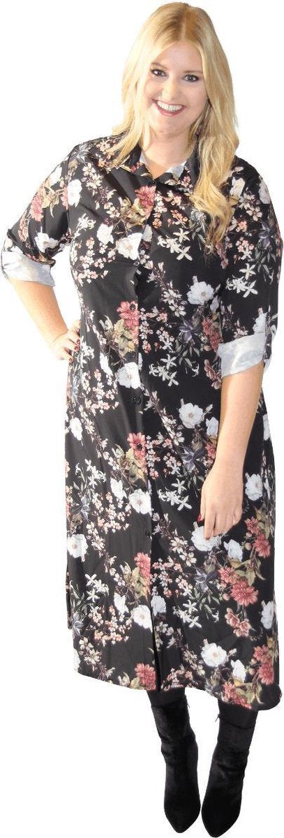 Lange blouse met print