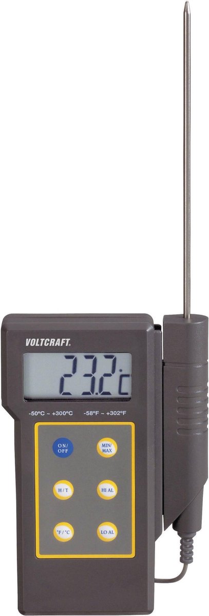 VOLTCRAFT DT-300 Temperatuurmeter -50 tot +300 °C Sensortype NTC