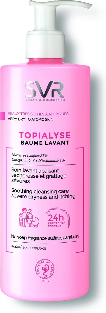 Svr Topialyse Baume Lavant Creme Droge/atopische Huid 400ml