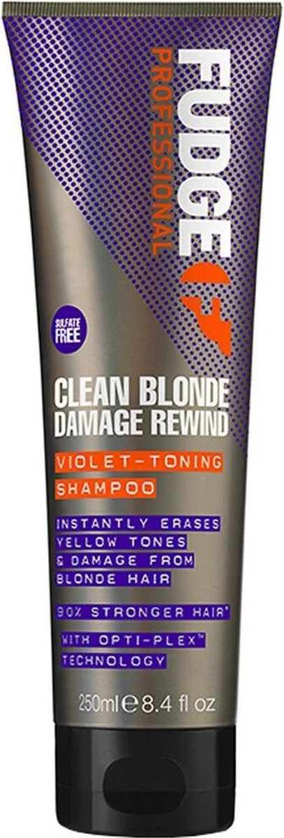 Fudge Clean Blonde Damage Rewind Violet Shampoo - 250 ml