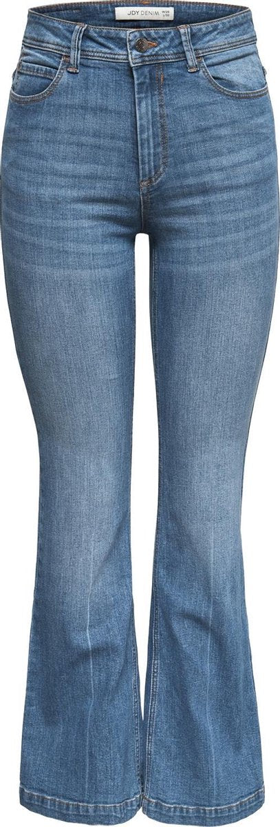 JACQUELINE DE YONG JDYFLORA LIFE FLARED HIGH MB NOOS DNM Vrouwen Jeans - Maat 29 x 30