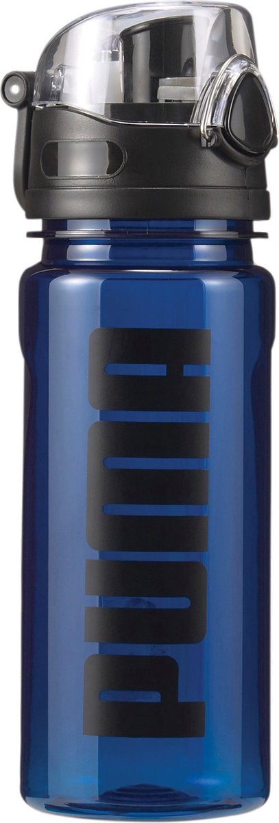 Puma Bidon - Transparant blauw/ Zwart