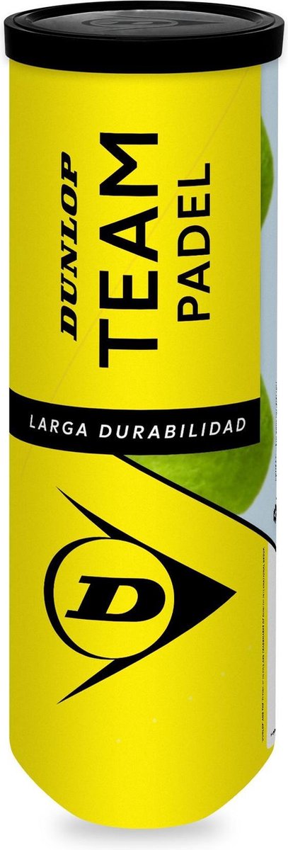 Dunlop  Padelbal TEAM - 3PET - geel