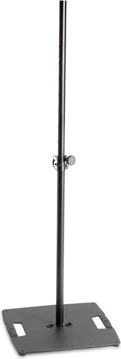 Gravity LS 331 B - Lichtstatief met stalen voet (vierkant) - zwart