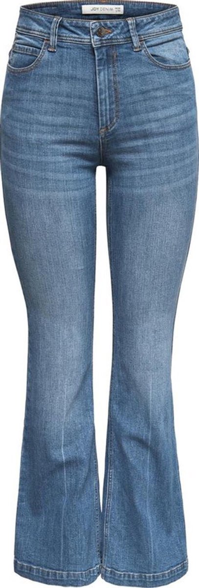 JACQUELINE DE YONG JDYFLORA LIFE FLARED HIGH MB NOOS DNM Vrouwen Jeans - Maat 28 x 30