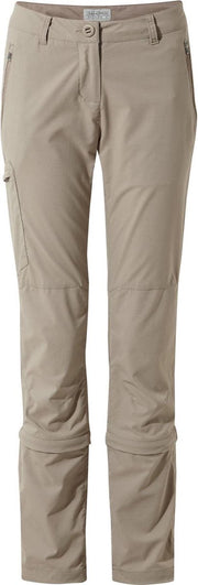 Craghoppers Afritsbroek Nosilife Pro Ii Capri Dames Beige Maat 42/m