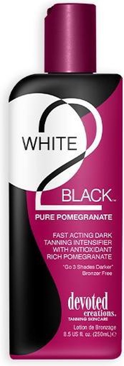 Devoted Creations - White 2 Black Pomegranate zonnebankcreme - 251ml