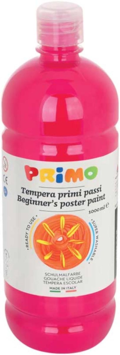 Primo Plakkaatverf Tempera 1000 Ml Magenta