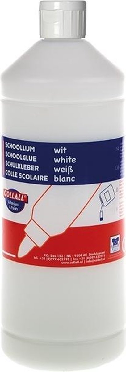 Lijm WIT op waterbasis 1 liter
