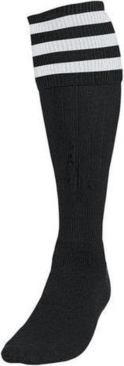 Precision Voetbalsokken Stripe Junior Nylon Zwart/wit Mt 35-39