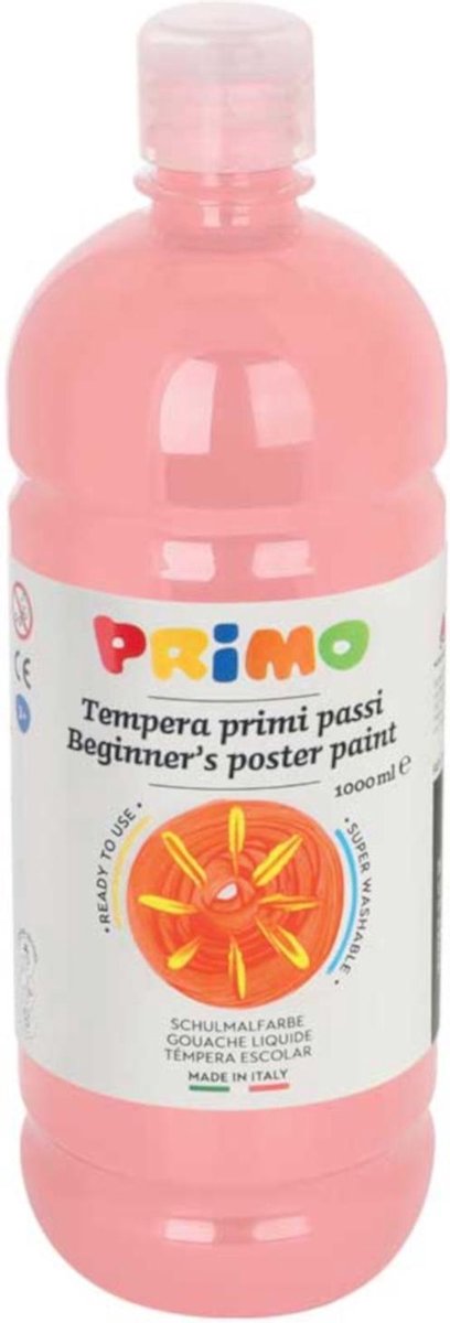 Primo Plakkaatverf Tempera 1000 Ml Roze
