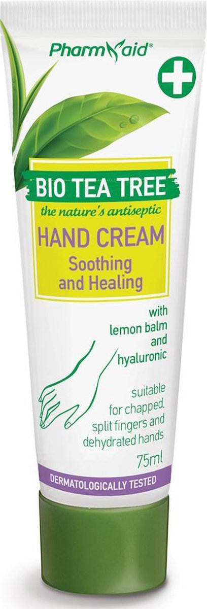 Pharmaid Wellness Treasures Handcreme Bio Tea Tree Oil 75ml | Anti Allergie