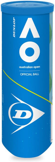 Dunlop Australian Open Tennisballen - 3 stuks