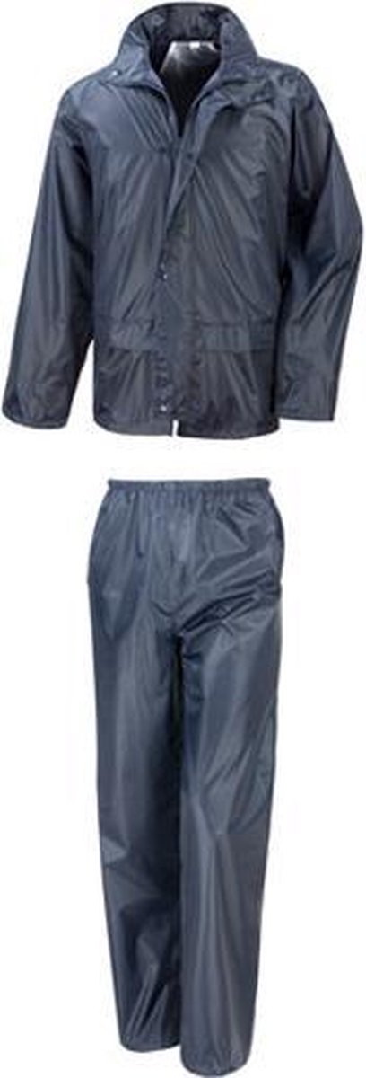 Result - Regenpak - Unisex - Maat L - Marine