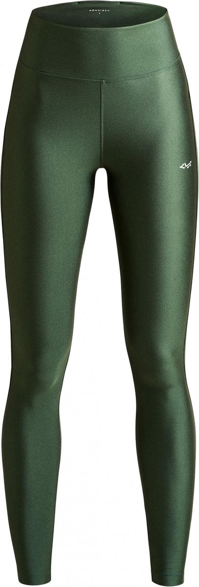 Röhnisch Sportlegging Shiney Tights Dames Donkergroen Maat Xxl