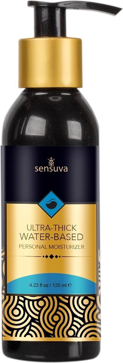 Sensuva - Ultra-Dikke Waterbasis Glijmiddel Geurloos 125 ml