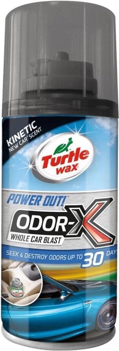 Turtle Wax 53112 Power Out Odor-X Whole Car Blast- New Car 100ml