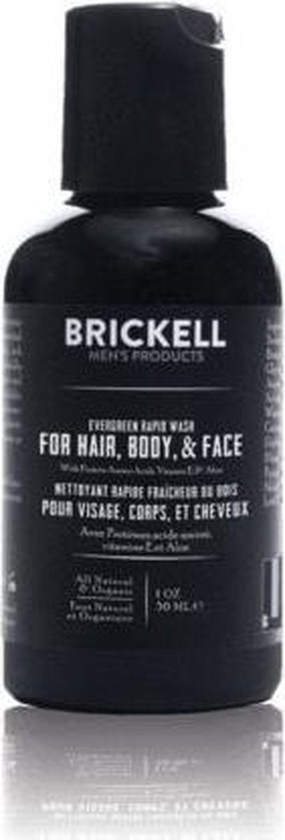 Brickell Men's All in One Wash Evergreen Travel 59 ml.