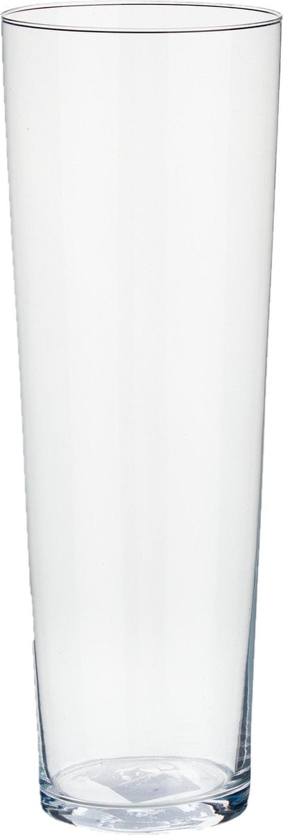 Giftdecor Vaas 15 X 40 Cm Glas Transparant