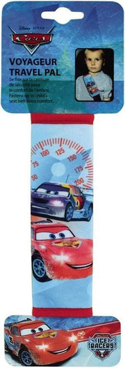 Pluche Cars auto gordelhoes/gordelbeschermer 19 cm voor kinderen - Gordelkussen - Gordelbeschermhoezen - Auto accessoires