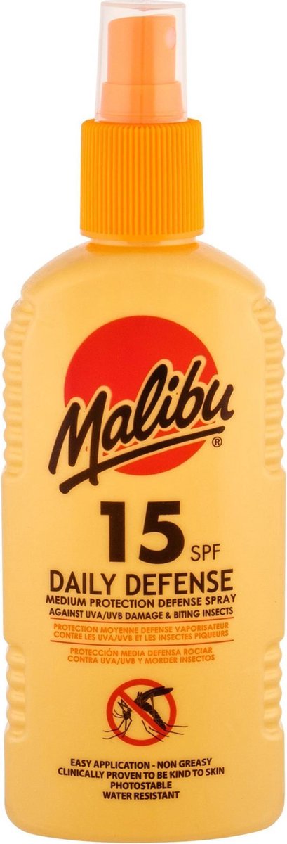 Malibu Daily Defense 200ml Sun Body Lotion Spf15