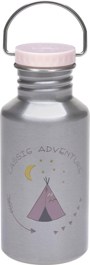 Lässig - Drinkfles - RVS - Adventure Tipi - maat Onesize