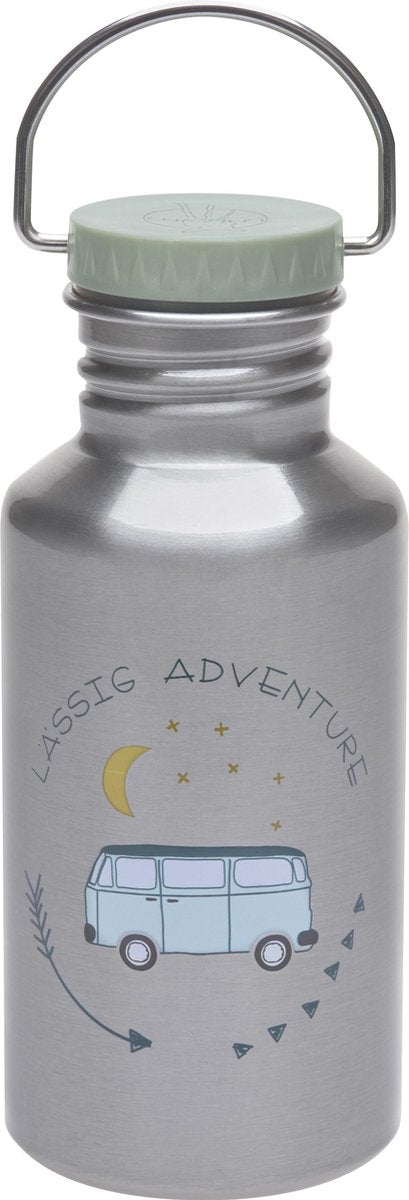Lässig - Drinkfles - RVS - Adventure Tipi - maat Onesize