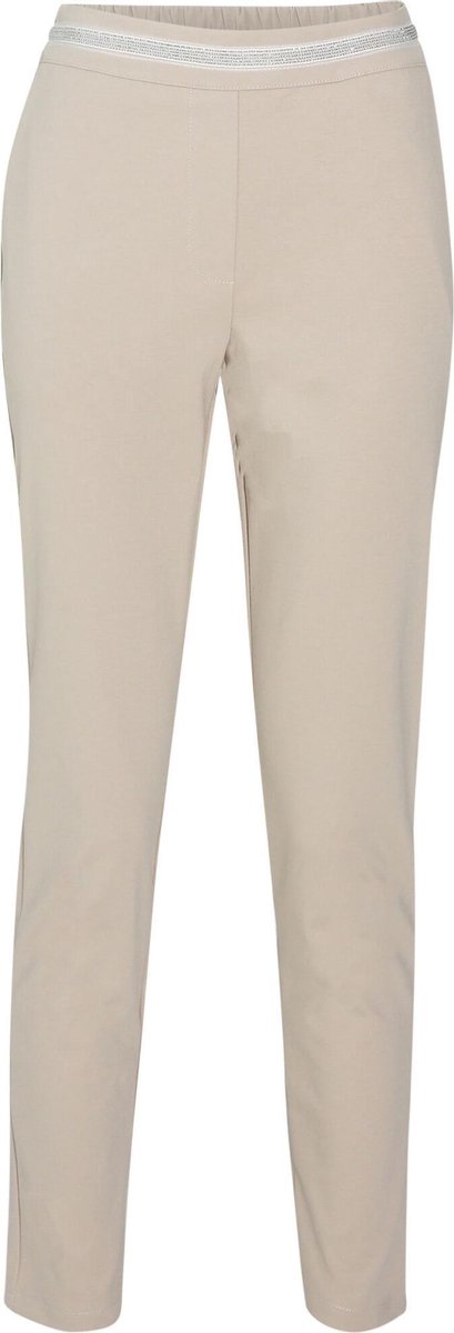 Cassis - Legging met strassteentjes - Beige