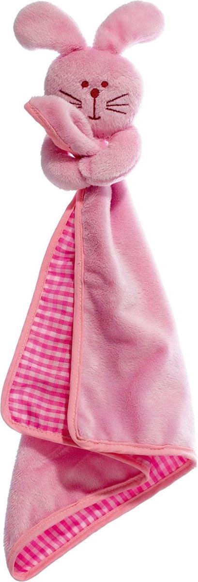 Hondenspeelgoed pluche cuddly konijn - Roze - 40 x 7 x 7 cm