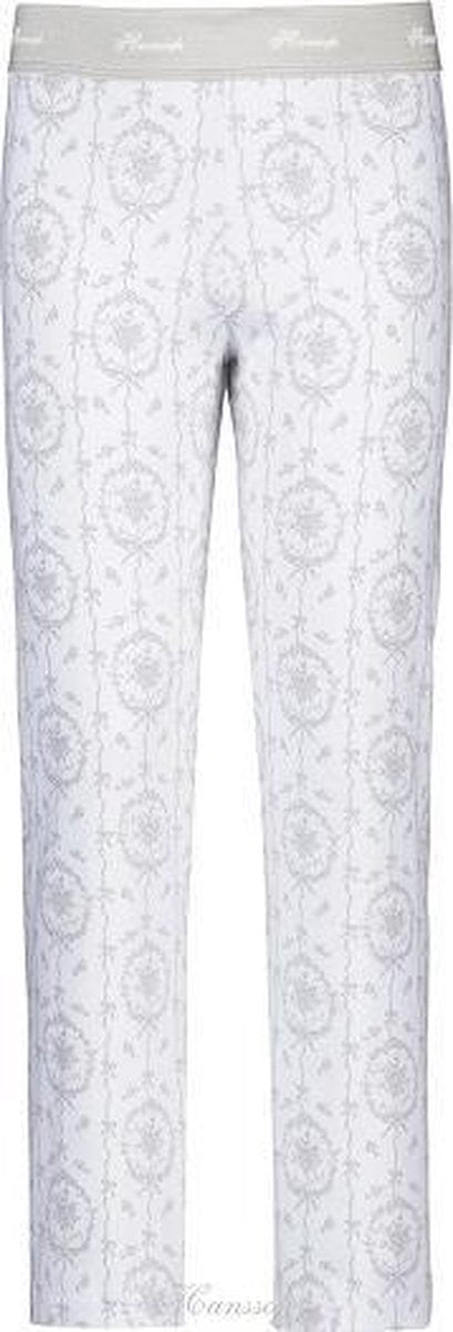 Exclusief Luxueus Kinder nachtkleding Luxe mooie zacht beige Girly Pyjama Broek van Hanssop met zeer zachte elastische taille bandrand met glanzend Hanssop logo