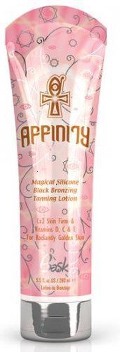 Bask Affinity Magical Silicone Lozione abbronzante abbronzante nera con complesso rassodante per la pelle CX2 per una pelle radiosa e dorata 280 ml