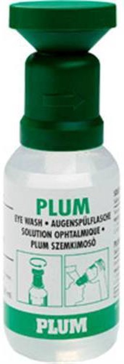Plum oogspoelfles