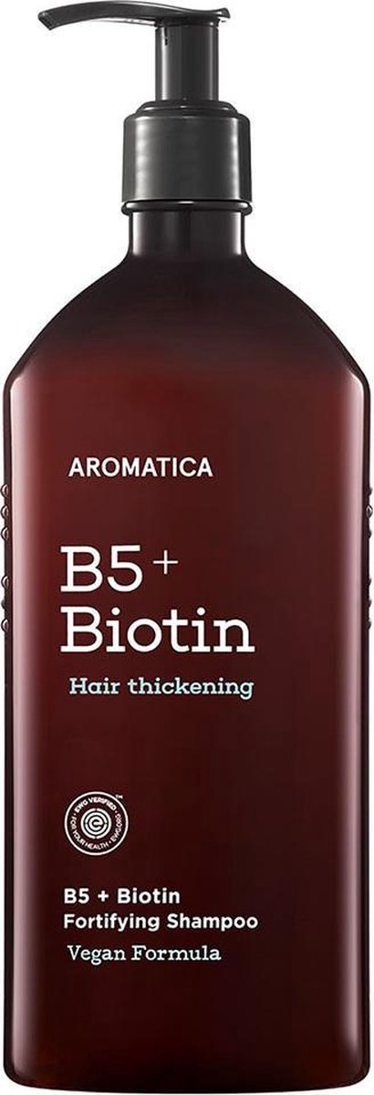 Aromatica B5+Biotin Fortifying Shampoo 400 ml