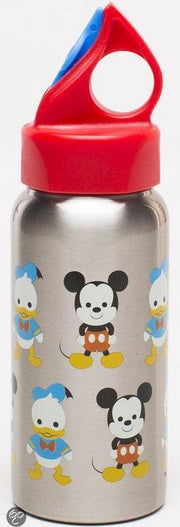 Zak!Designs Mickey Big Face Drinkfles - 48 cl - Rood