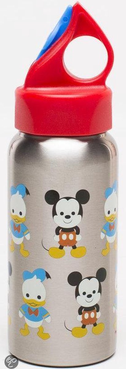 Zak!Designs Mickey Big Face Drinkfles - 48 cl - Rood