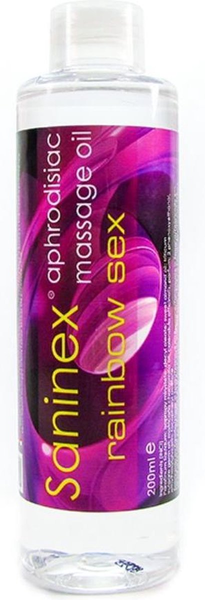 Aphrodisiac Massage Olie | Regenboog Seks | 200 ml| SANINEX