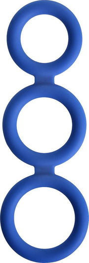 Renegade - Cock- & Balls Ring Triad - blauw