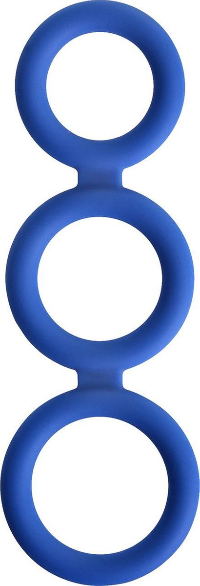Renegade - Cock- & Balls Ring Triad - blauw